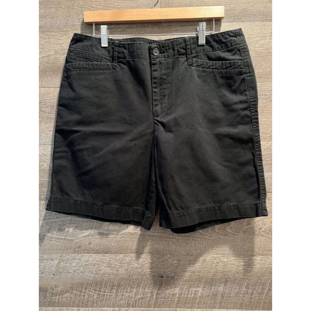 LRL Lauren Ralph Lauren Black Cotton Shorts Size 12